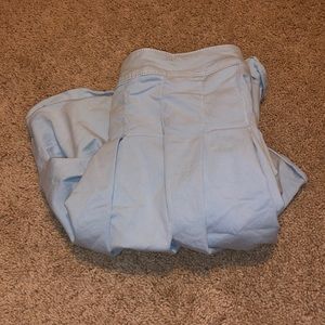 light blue american eagle pleated tennis skirt